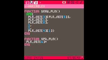 Pico8 Tutorial [Platformer] #1 - Player object, walking & animation