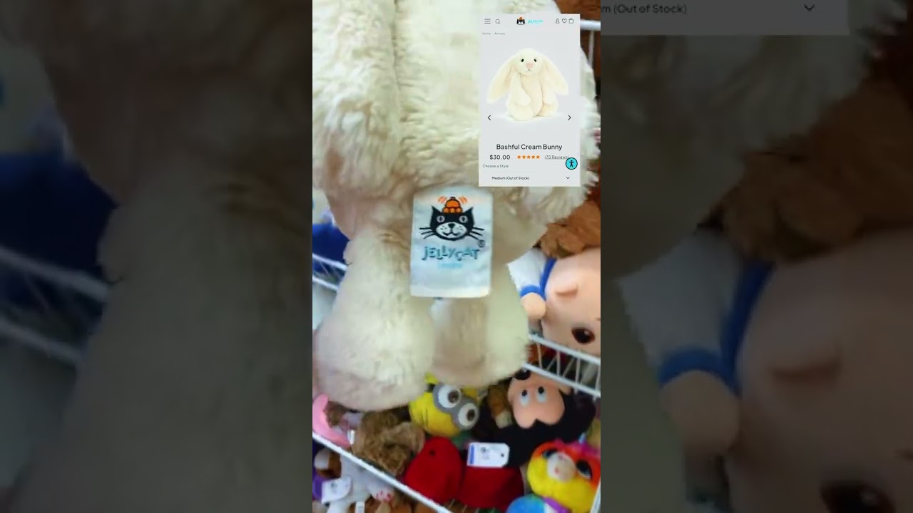 Jellycat Score at the Thrft! 3 Jellycats for $2.49 each! 