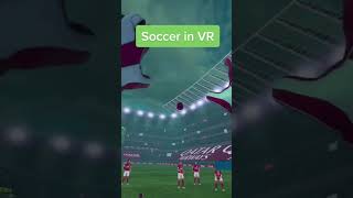 SOCCER IN VR! FREE GAME ON THE QUEST 2! Football in VR! #oculusquest2 #quest2 #shorts screenshot 2