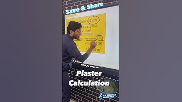 Plaster Calculation  || YAHYA SIR ||  #plaster #home #concrete #construction