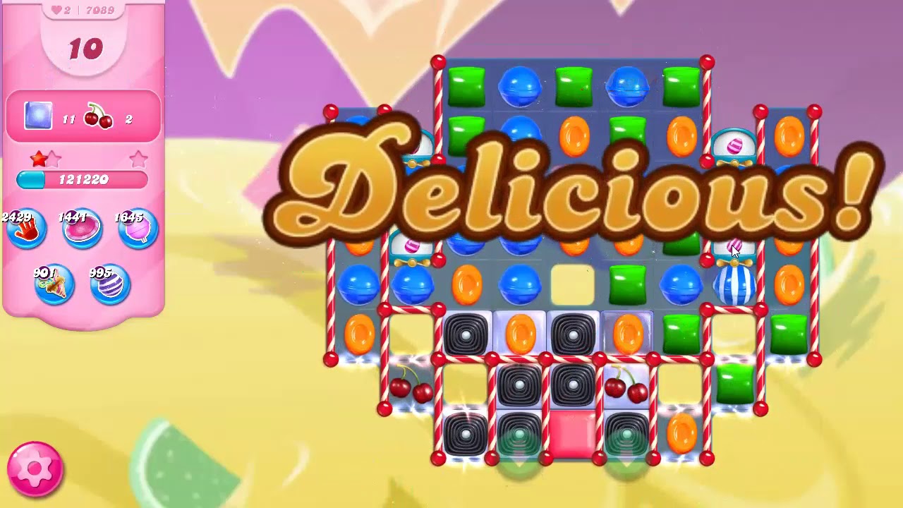 Candy Crush Saga LEVEL 7089 NO BOOSTERS - YouTube