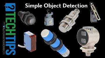 Simple Object Detection and Sensing from AutomationDirect