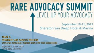 RARE Advocacy Summit 2023: Using Data Collection to Improve Outcomes