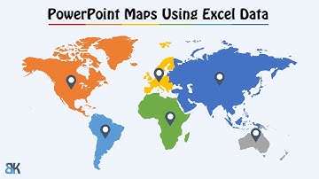 How to Create Maps in PowerPoint Using Excel Data