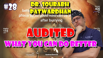 Commented 28 Audited Surgical Video: What you can do better Dr Sourabh Patwardhan