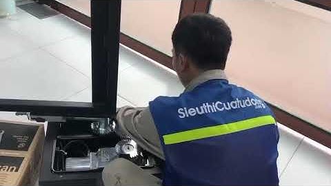 Cách lắp đặt cơ cấu 180 độ cho motor cổng tự động âm sàn v2 vulcan