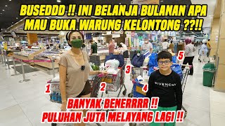 WADAWW !! INI BELANJA BULANAN APA MAU BUKA WARUNG KELONTONG ??!!