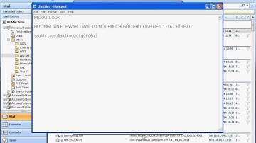 Forward mail tự động trong MS Outlook