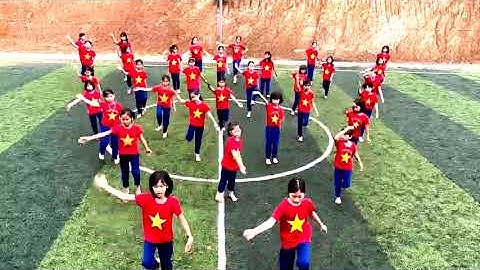 Trường Tiểu học Thượng Tân Lộc 1 | Nhảy Flashmob "Chiến binh xanh"
