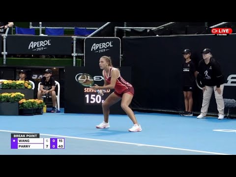 Diane Parry 🇫🇷 Vs Xiyu Wang 🇨🇳 Live WTA Tennis Coverage 📰🎙️ Auckland ...