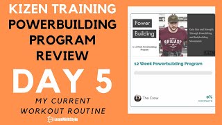 Kizen Powerbuilding Program Review (Day 5)