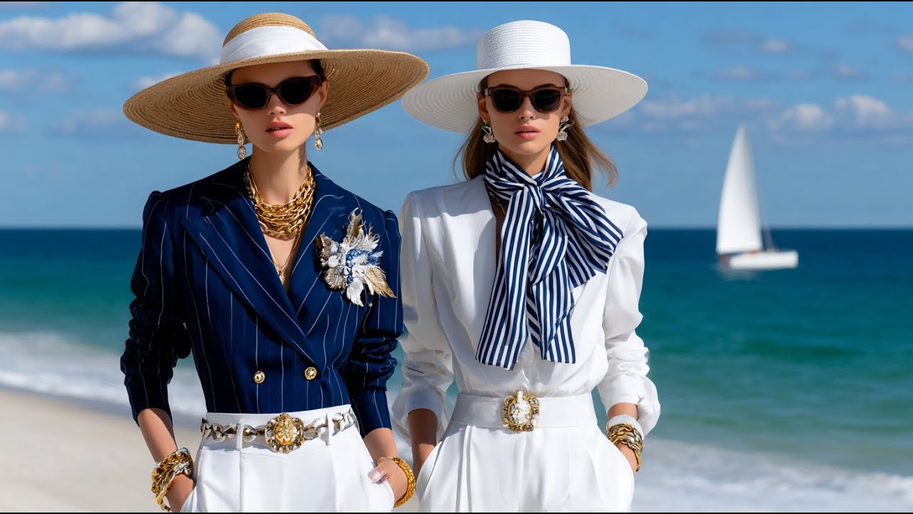 Ralph Lauren Spring Summer 2026  Polished Navy–White Coastal Style for Women