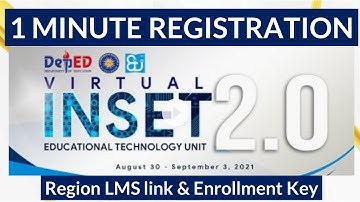 DEPED VIRTUAL INSET 2.0: EASY 1 MINUTE REGISTRATION