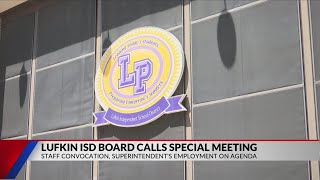 'It's a big deal': Lufkin ISD to hold special meeting addressing convocation concert 