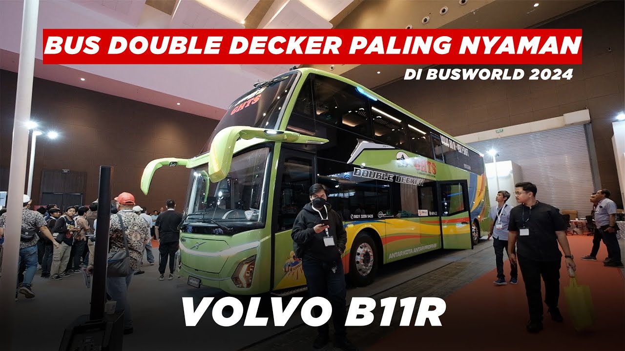 FIRST IMPRESSION : BUS DOUBLE DECKER VOLVO DI BUSWORLD 2024 - YouTube