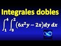 01. Integral doble, explicada paso a paso, ejercicio resuelto