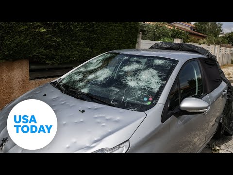 Violent hail storm kills infant girl in Spain | USA TODAY