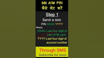 SBI ATM PIN kaise banaye | How to Generate SBI ATM PIN |  Trending Shorts | @HRshorts999 #atmcard