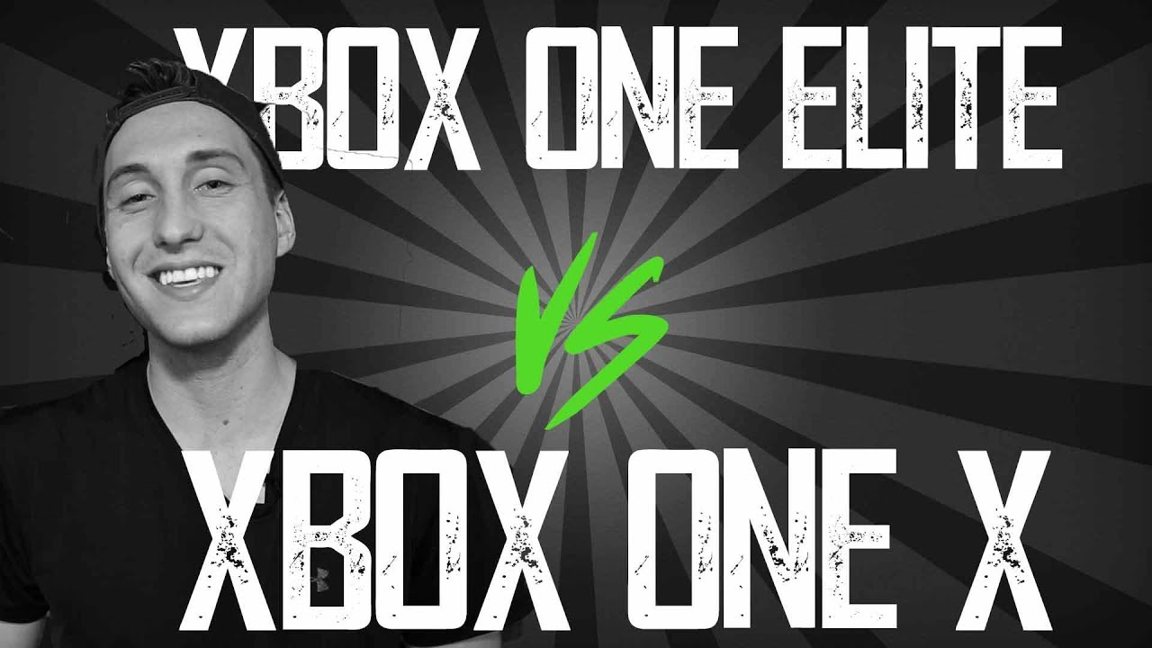 Xbox One X Unboxing VS Xbox One Elite Comparison - YouTube