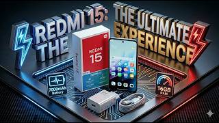 Redmi 15 Unboxing 7000mAh Biggest Battery Phone unboxing phone full review