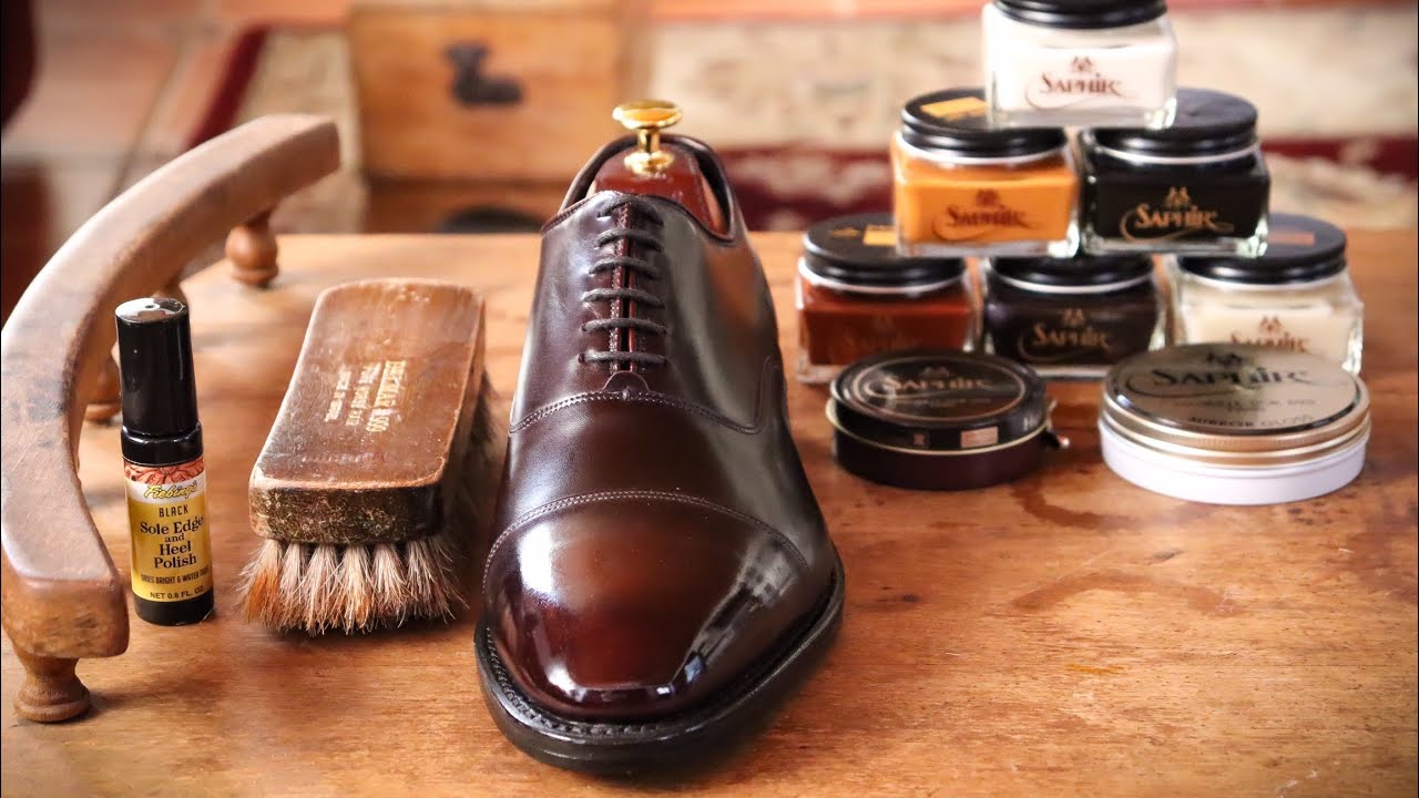 THE ESSENTIAL SHOE SHINE KIT: WHAT I USE TO SHINE SHOES - YouTube