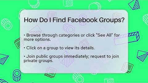 How Do I Find Facebook Groups? - Everyday-Networking