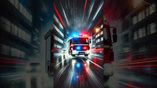 🚒 Blazing Through the Streets! Fire Truck in Action 🚨🔥#audio #subscribe