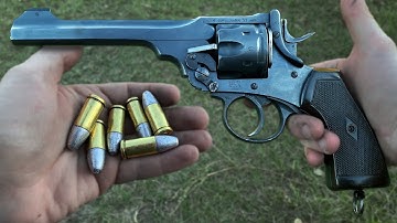 1915 Webley Mark VI .455 POV Firing
