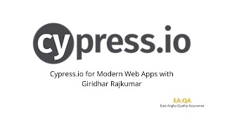 EA:QA MeetUp #2 Cypress.io for Modern Web Apps