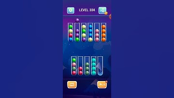 How to complete Easily 334 ball sort puzzle color game Latest tricks 2023