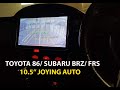 Toyota 86/ Subaru BRZ/ FRS after market reverse camera install on Joying Auto Head Unit 10.5