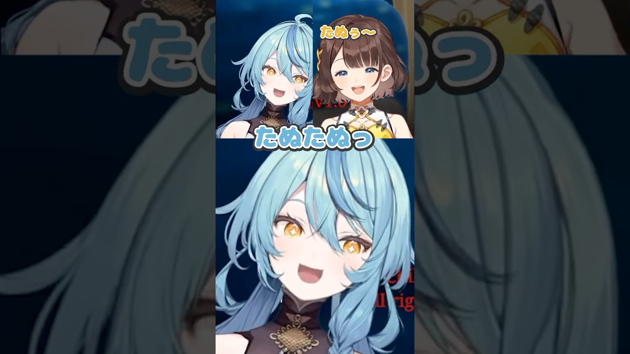 自己紹介で雑モノマネをするナナたまとしがりこw【珠乃井ナナ/司賀りこ/にじさんじ/切り抜き】