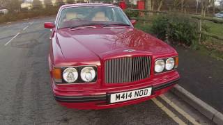 1995 Bentley Brooklands in Carmine Red with Sandstone interior hide - SOLD