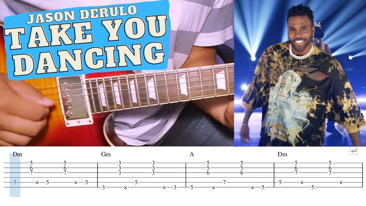 GUITAR TUTORIAL, Jason Derulo Take you dance (CHORDS+TABS) YouTube