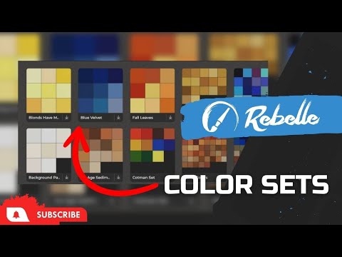 Rebelle 5 & 6 Tutorials: Color Sets Improvements, Mixing Palette