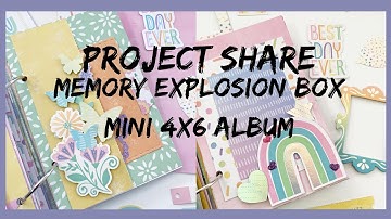 Project Share: Mini 4x6 Album using the Memory Explosion Box Line