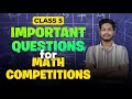 Important Questions for Math Competitions 🧠🔥 | Practice + Tips #math #importantquestions #class5