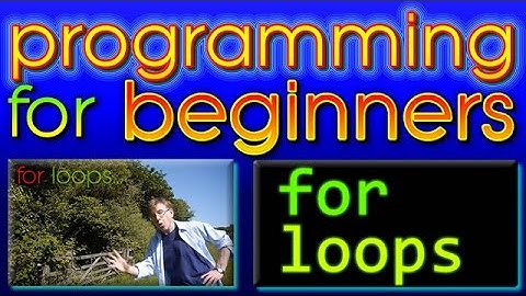 Programming For Beginners -- 