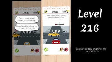 Brain Test 4 Level 216 I have been sitting here for minutes! Let me pass!