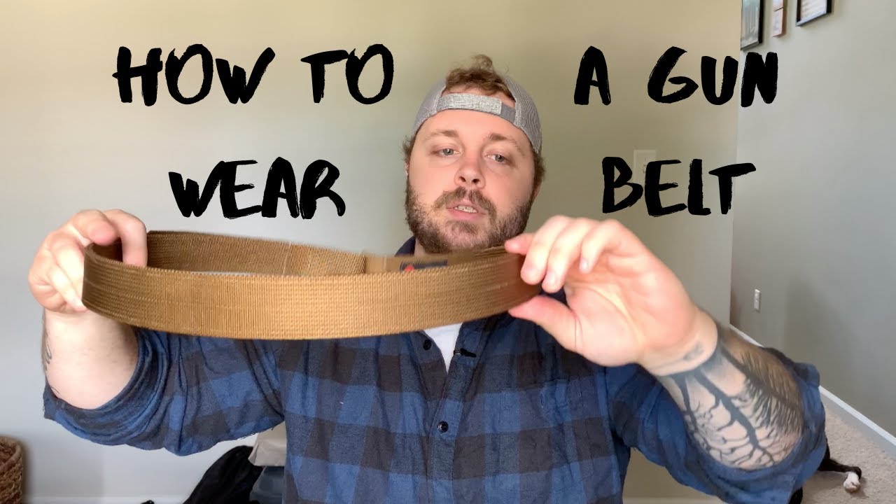 How To Wear A Gun Belt YouTube How To Wear A Gun Belt YouTube