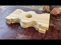 Wood Recycling Project // The Most Unique Idea For A Beautiful And Simple Table