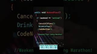 weekend plan ? #memes #coding #linux