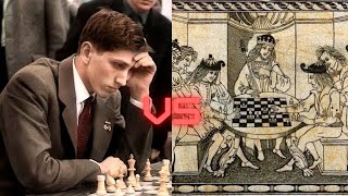 Bobby Fischer's Nd5 destroys the opponent's defense in the Fischer - Sozin attack (1967)