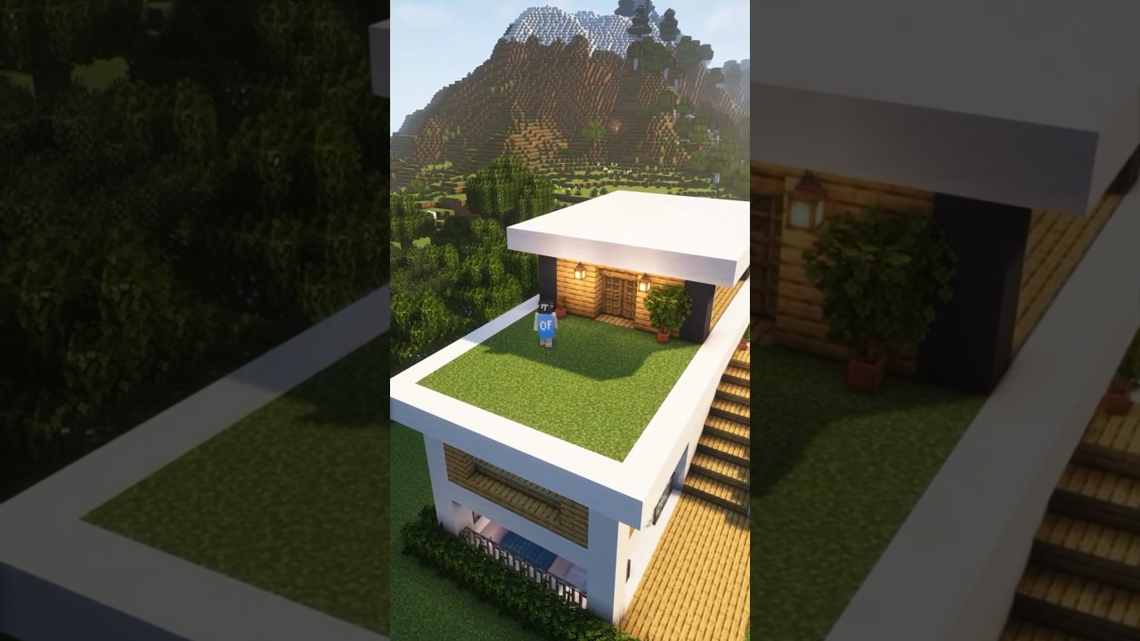 Stylish Modern House Design for Open Place 