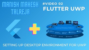 FLUTTER FOR UWP - SETTING UP DESKTOP DEVELOPMENT ENVIRONMENT TO BUILD FLUTTER UWP APPLICATIONS