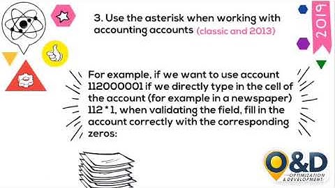 Tips for Microsoft Dynamics NAV: 3.  Use the asterisk when working with accounting accounts