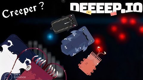 Deeeep.io Beaked Whale.   de界的苦力怕？  炸彈客出沒！
