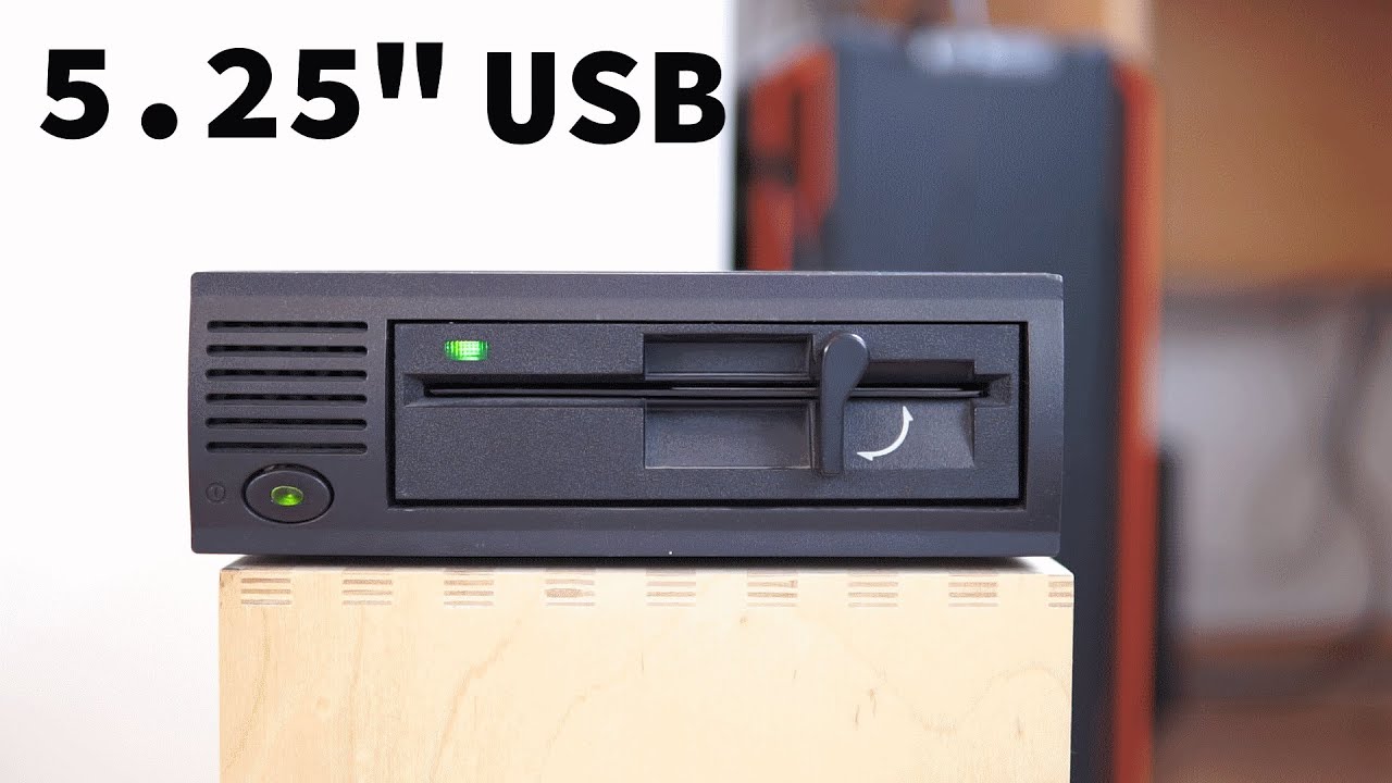 How build a working external 5.25" USB Drive - YouTube