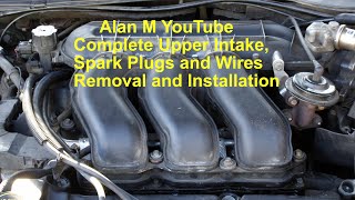 Mercury Sable, Ford Taurus 3.0 Liter Duratec V6, VIN S, Upper Intake Plenum, Spark Plugs, and Wires