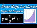 Área Bajo La Curva De Una Función Y El Eje X Aplicando REGLA DEL TRAPECIO - GRÁFICA CON GEOGEBRA